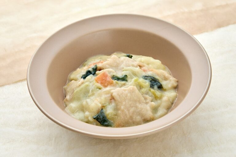 豚肉と豆乳クリームソース煮